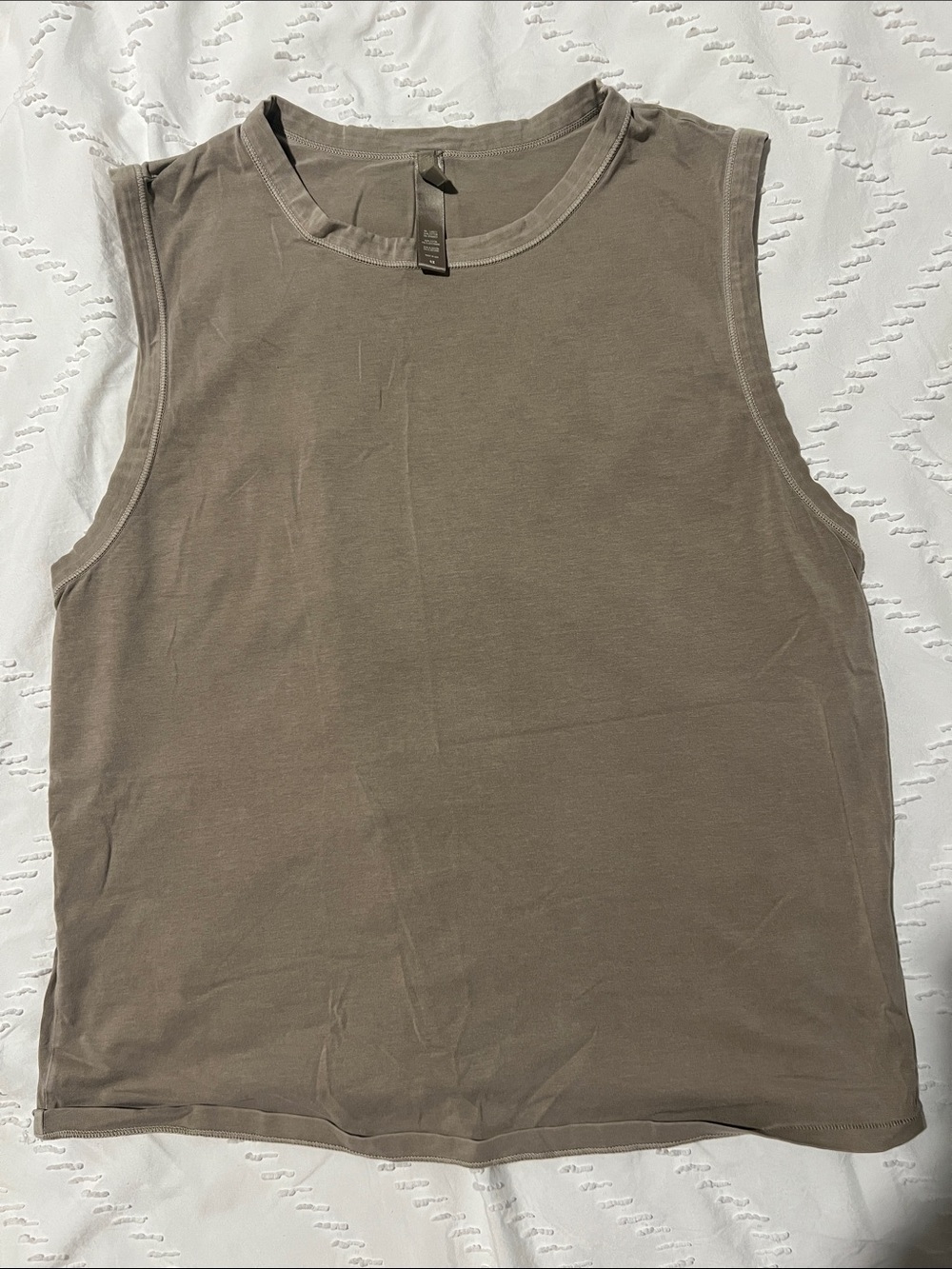 SKIMS Sleeveless Crew Tank Top - Taupe